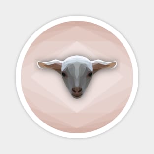 Cute low poly Little Goat Magnet